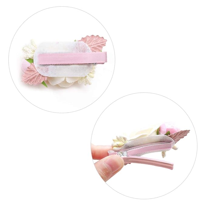 Flower Hair Clip BFNAAgirl Baby Girl Hair Bows Exquisite Hair Accessories Alligator Clips for Infants Toddlers Teen Kids Gift 6pcs/set