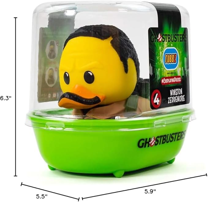 TUBBZ First Edition: Ghostbusters - Winston Zeddemore Cosplaying Rubber Duck Vinyl Figure