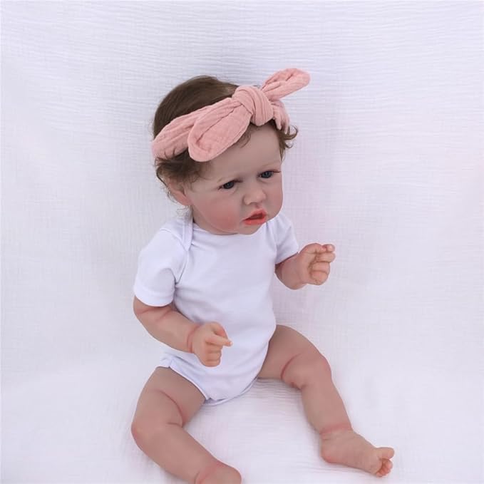 Sugarmelon Original Cotton Gauze Headband for Newborn Toddler Infant Baby Girl Kids Muslin Cotton Hair Bow Headbands Turban Elastic Hair Bands (2 pcs Dusty Pink)