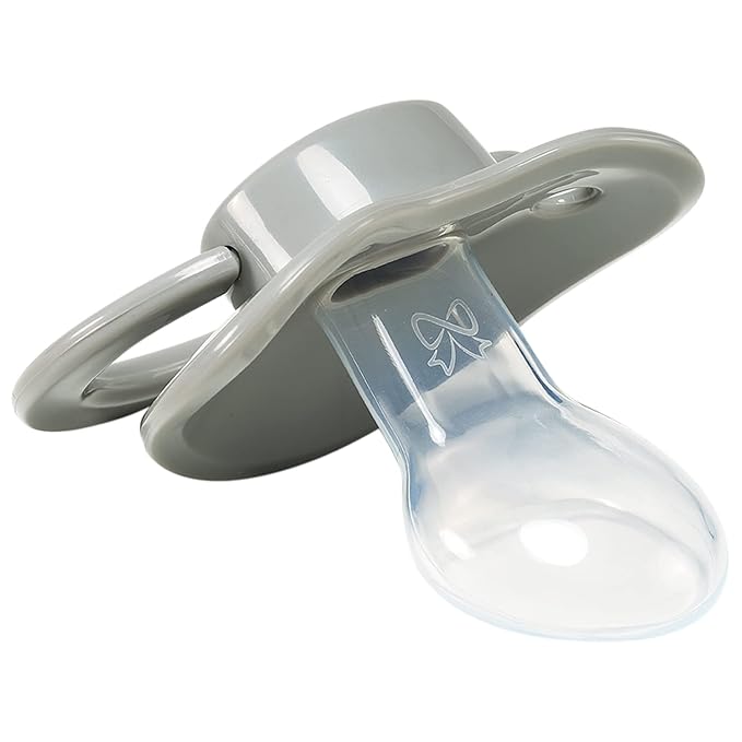 CutiePlusU Big Sized Pacifier Large Shield Gray 3 Pack