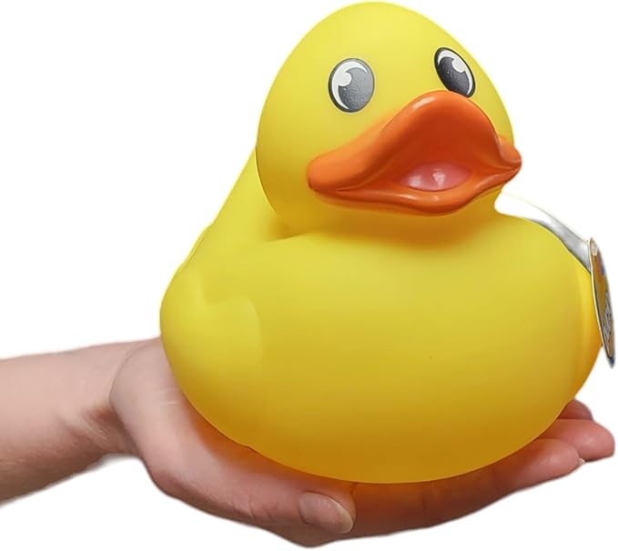 Zugar Land Big Rubber Ducky Collectible Mix (5.5") Alien, Robot, Dinosaur, Splat, Ninja, Confetti, Pink Heart, Yellow, Unicorn, Astronaut. Perfect for Bath Time and Playtime. Ages 3+