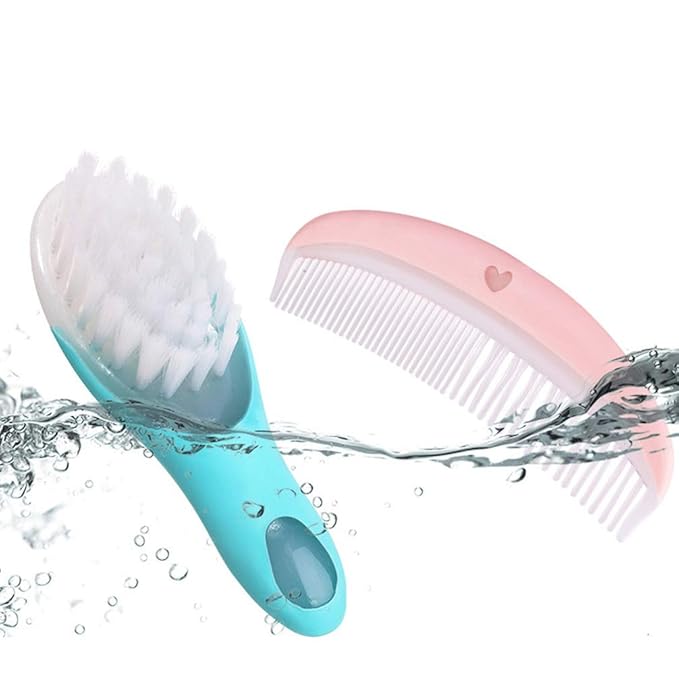1 Set Head Hair Scratcher Massager Baby Bristle Brush Massage Comb for Hair Baby Grip Hair Comb Hair Scalp Brush Baby Curly Hair Comb Baby Comb Baby Cradle Crib Girl Child Cosmetic