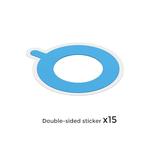 Momcozy Replacement Stickers for Momcozy Wearable Digital Thermometer,15 Count,Single-Use,Skin-Friendly