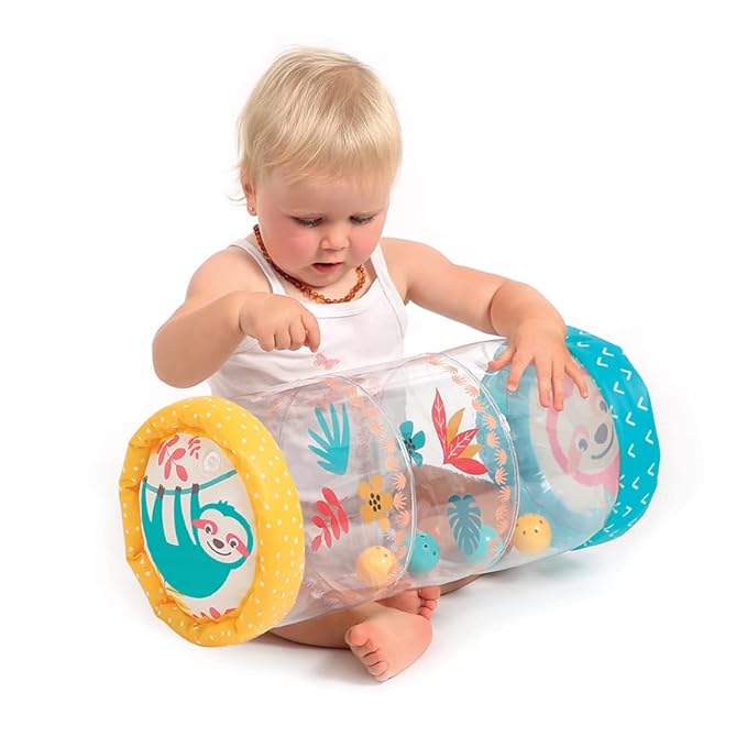 LUDI 30098 Baby Roller Sloth Multicolor, Large