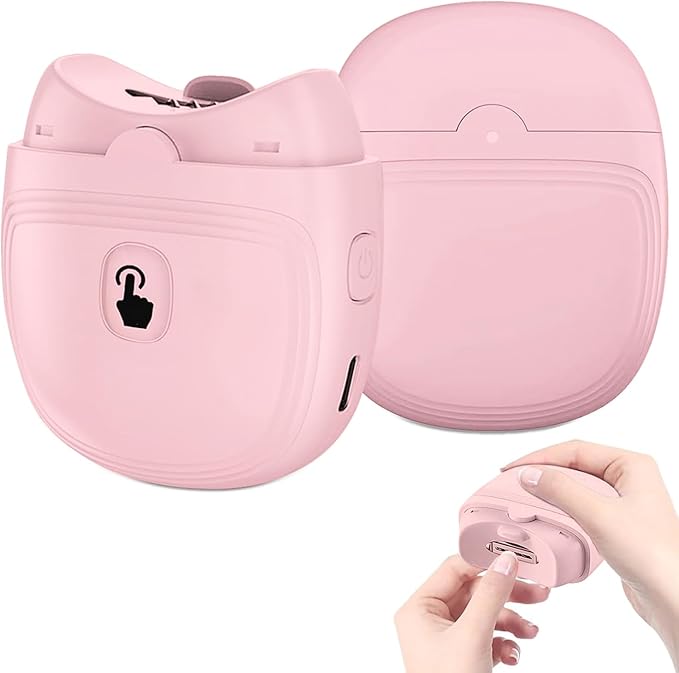 Electric Nail Clipper,Automatic Baby Electric Nail Trimmer,2 Speed Nail Clipper, Rechargeable Nail Kit for Elderly, Baby Nail Trimmer Electric,LED Light Manicure Set,Nail Clippers Gift for Kids,Adult