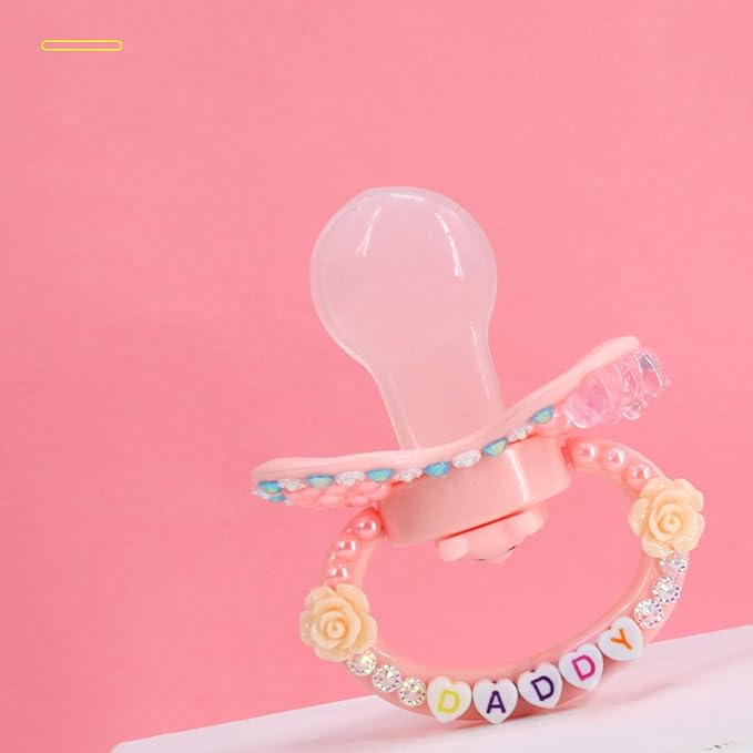 Adult Sized Pacifier Candy Cute Baby Pacifiers (Pink Dolphin)