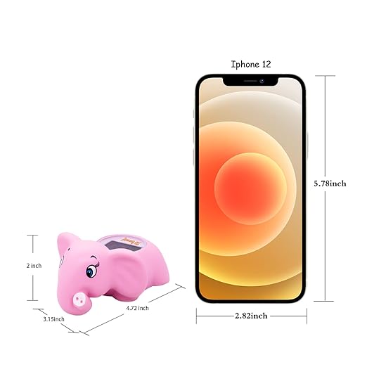 Doli Yearning Upgrade Baby Bath Thermometer|Kids' Bathroom Safety Product|Fahrenheit and Celsius|Baby Bath Floating Toys|Water Thermometer…