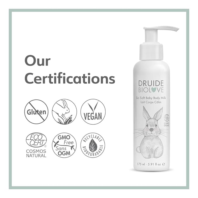 BioLove So Soft Care Baby Moisturizing Cream Body Milk Toddler Lotion Made in Canada with Aloe Vera, Olive Oil &Oat Flour Gentle Hydration For Delicate Skin ,5.91 oz Size Chamomile,Orange, Star Anise
