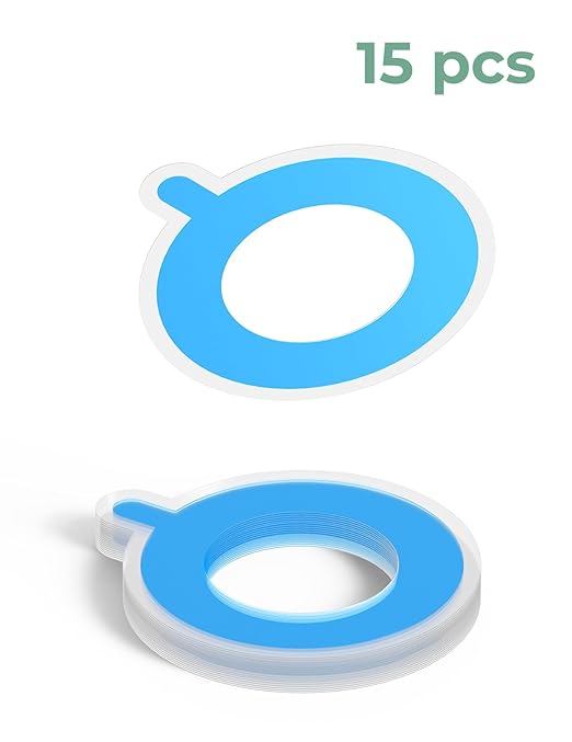 Momcozy Replacement Stickers for Momcozy Wearable Digital Thermometer,15 Count,Single-Use,Skin-Friendly
