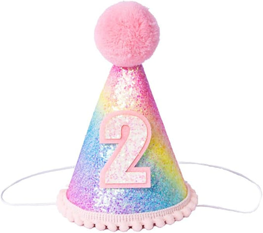 Boy Girl Birthday Crown, Prince Princess Birthday Hat Headband Tiara Crown Cake Photo Prop Party Decorations
