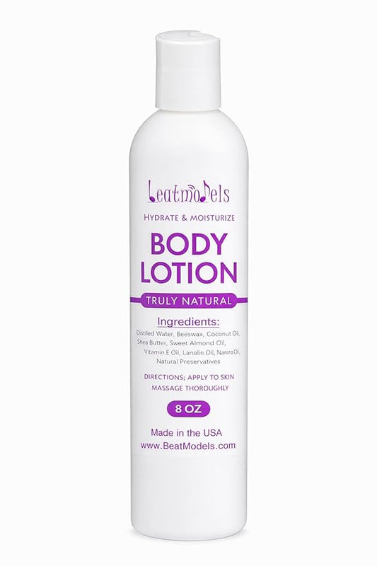 All-Natural Handmade Body Lotion | Pure Moisturizing Lotion for Dry Skin | Non-Toxic, Vegan, and Cruelty-Free | Nourishing Herbal Formula for Sensitive Skin (Lavender)