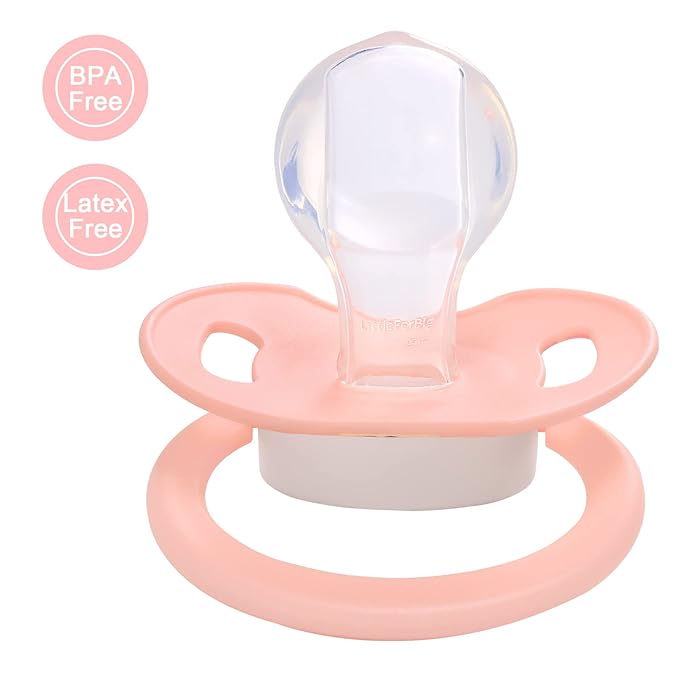 LittleForBig Bigshield Generation-II Adult Sized Pacifier Baby Cuties Pattern Pink Bunny