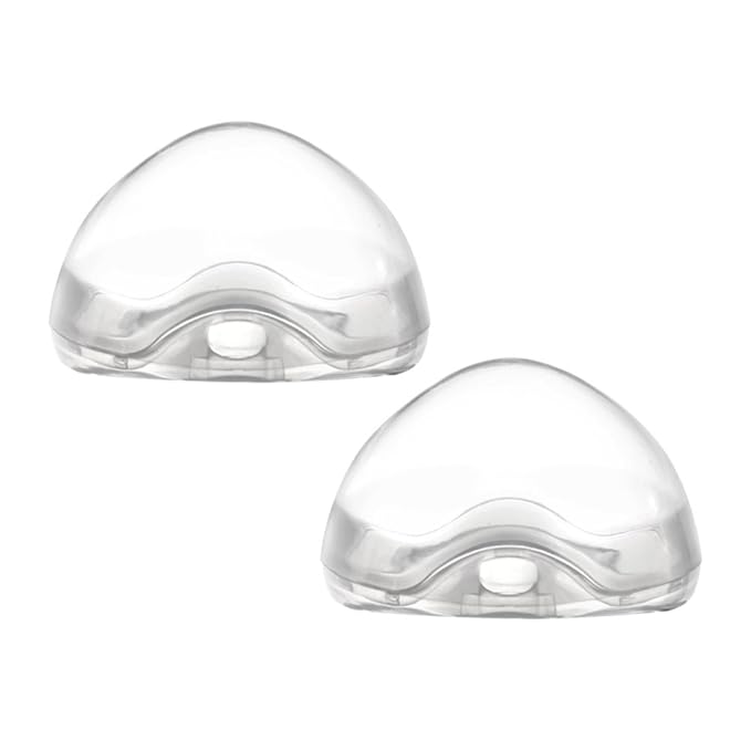 Accmor Pacifier Case, Pacifier Holder Case, Pacifier Container for Travel, BPA Free, Transparent, 4 Pack