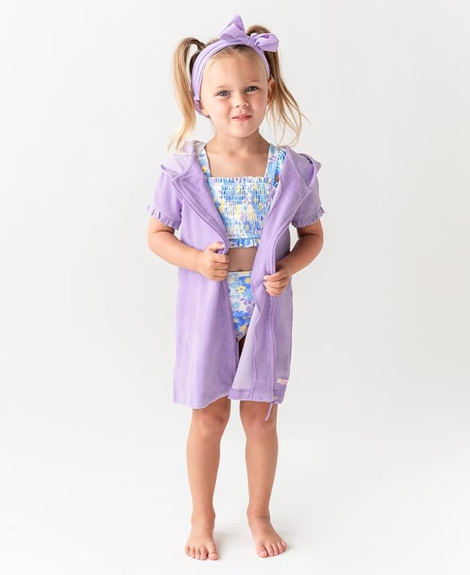 RuffleButts® Girls Swim Bow Headband