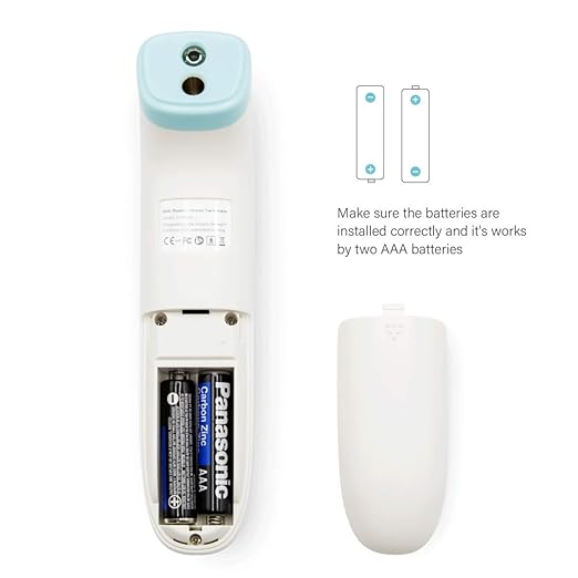 Touchless Thermometer for Adults Kids Baby & Infant - Non Contact Infrared Thermometer with LCD Display - Digital Thermometer Forehead - Built-in Fever Alarm (Blue)