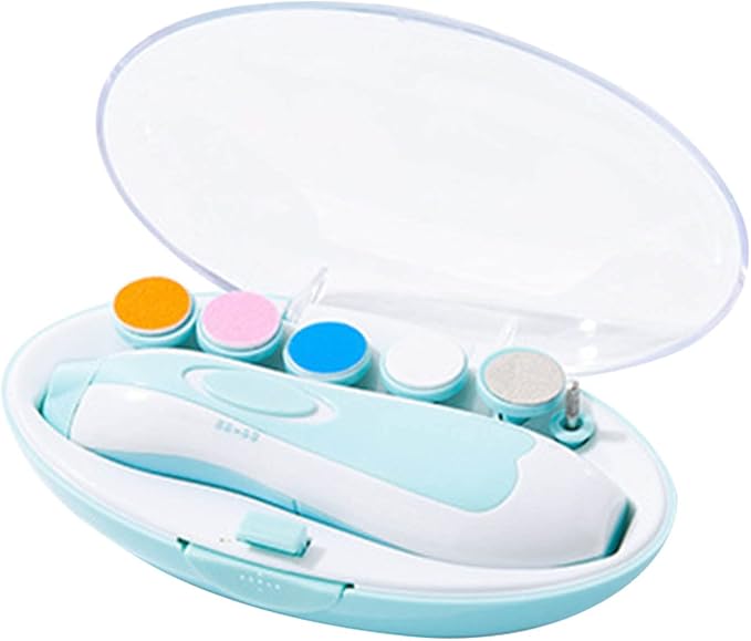 Baby Nail Clippers Baby Nail File Kit Additional Replacement Heads Newborn Toddler Toes and Fingernails Trim and Polis