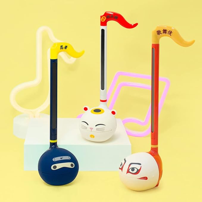 Otamatone Classic Ninja [Officially Licensed] Japanese Character Electronic Musical Instrument Portable Synthesizer from Japan Maywa Denki for Children Kids and Adults Gift