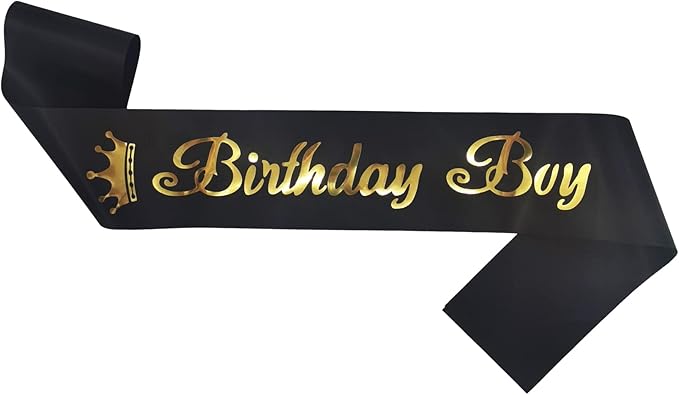 Glitter First Birthday Crown Baby Boy 1st Bday Party Hat Cake Smash Photo Prop