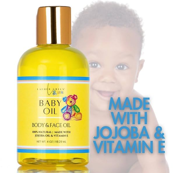 Gentle Embrace Baby Oil - Hydrating & Soothing for Sensitive Skin, 4 oz