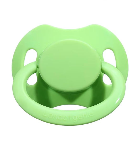 Landofgenie Adult Size Large Shield Pacifiers Bone Shaped Cutie Pacifier Green
