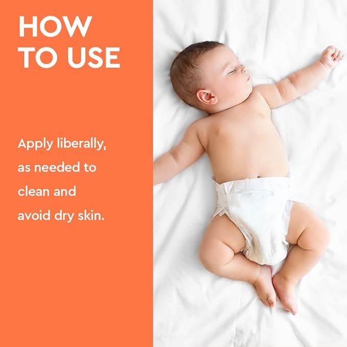 Puracy Organic Baby Lotion, Organic Eczema Moisturizer for Infants and Newborns, Natural Kids Body Lotion for Sensitive Skin, Gentle Calming Lavender & Grapefruit Essential Oils, 8 Ounce
