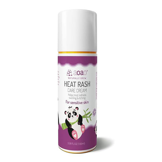 Heat Rash Cream for Babies, Prevents Prickly Heat, Clears Sweat Rashes, Relieves Eczema, Instant Soothing Baby Skin Discomfort, Nourishing Skin Protectant, Promotes Barrier Repair for Kids - 3.38oz