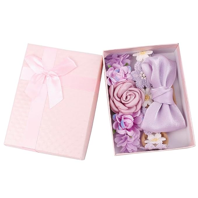 New Model Baby Girl Nylon Headbands Nylon Flower Elastic Hairbands 3pcs Hair Accessories Gift for Newborn Infant Toddlers (BF-XKFD008)