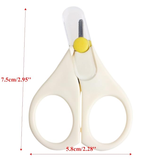 Newborn Kids Baby Safety Manicure Nail Cutter Clippers Scissors Convenient New for Baby Nail Care Blue