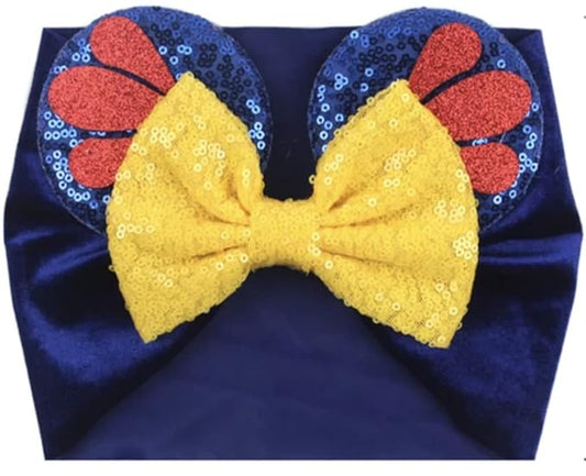 CLGIFT Minnie Ears Baby/Toddler Headband with 3D Snow White Design