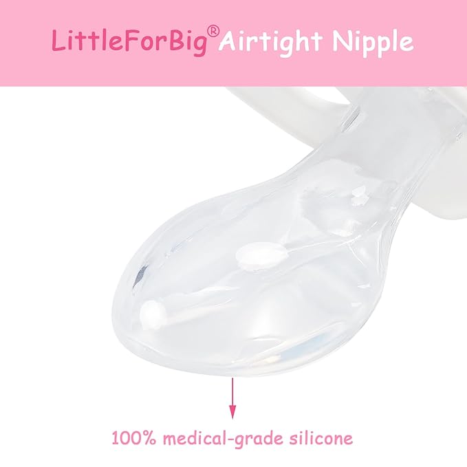 LittleForBig Bigshield Generation-II Adult Sized Printed Pacifier Set Baby Parade Pattern 3-Pack