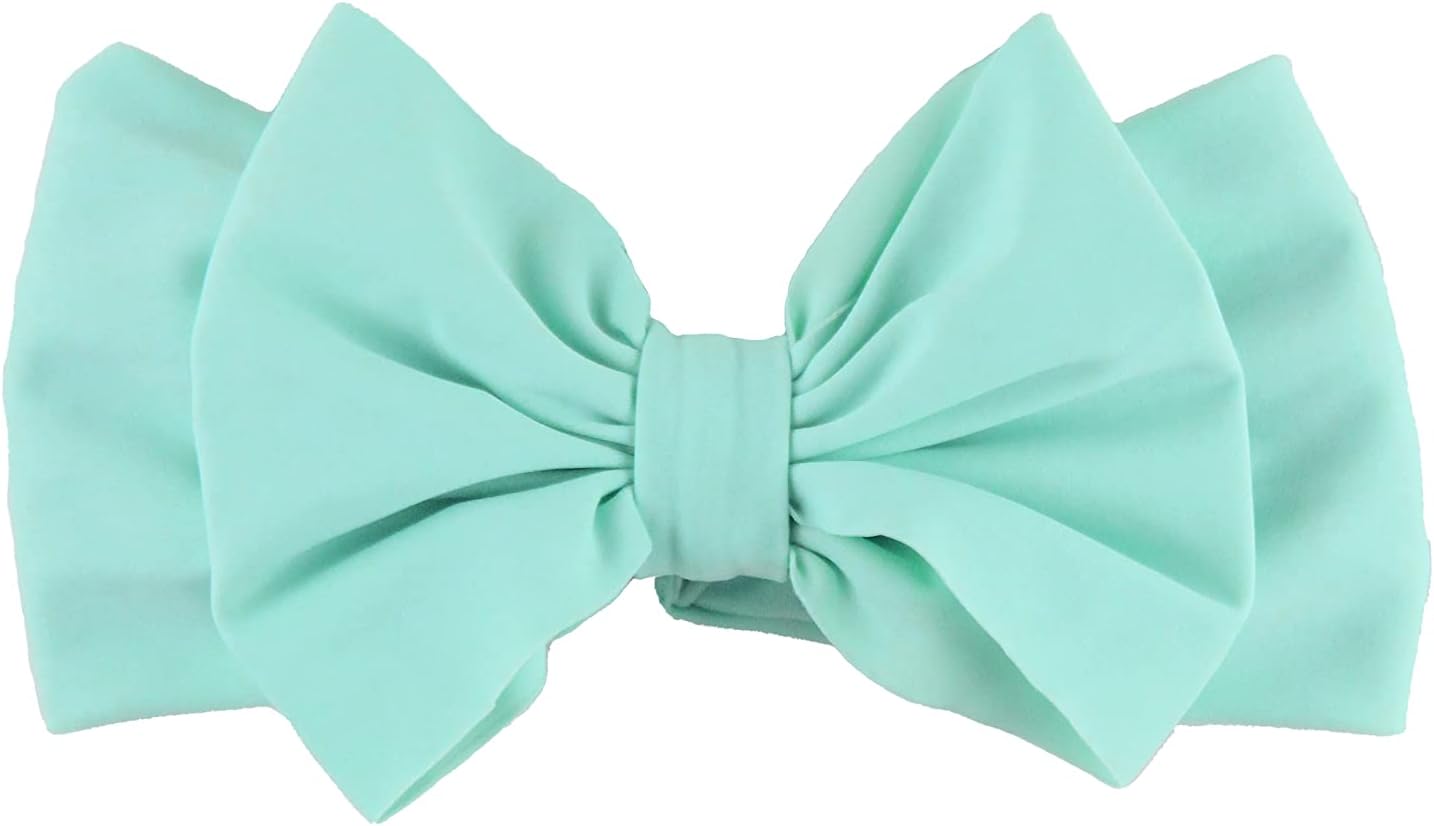 RuffleButts® Girls Swim Bow Headband