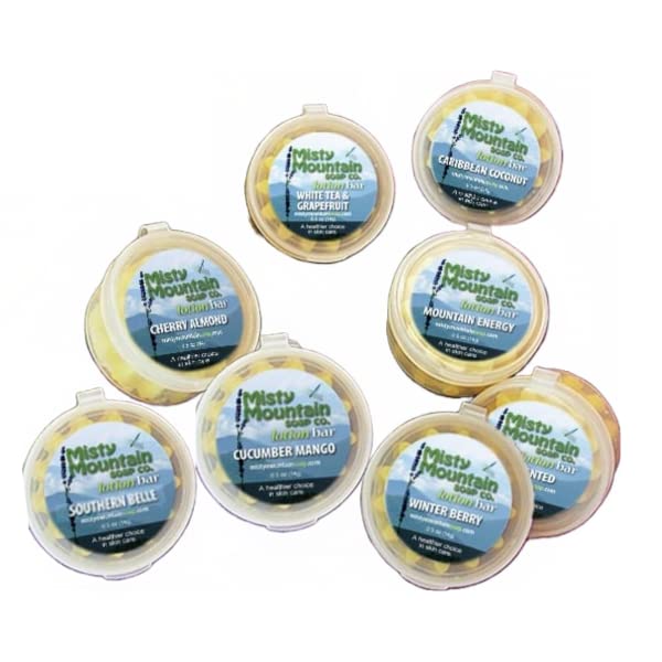 Mountain Wildflowers - Solid Mini Lotion Bar - Made with Natural Oils and Butters by Misty Mountain Soap Co.