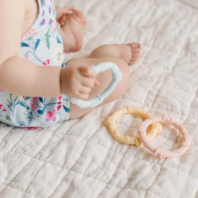 Loulou Lollipop Wild Teething Ring Set (Pastel)