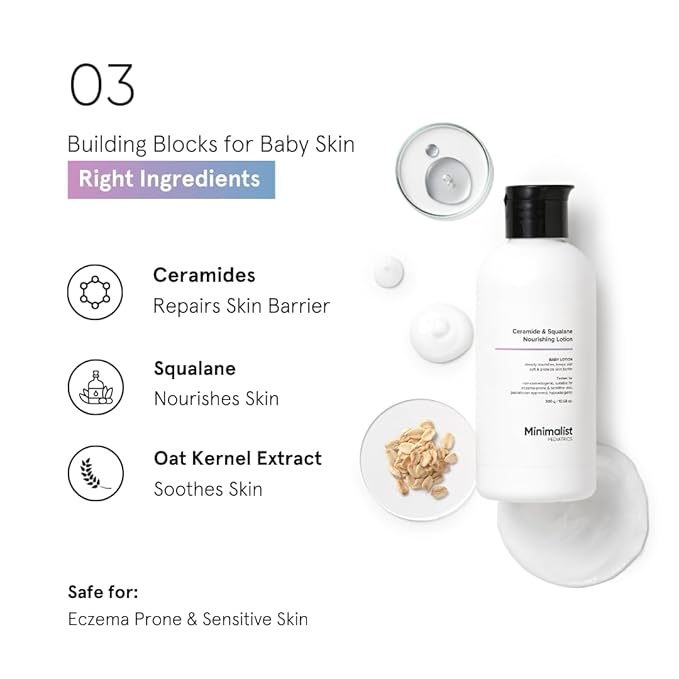 Minimalist Pediatrics Ceramide Squalane Nourishing Lotion