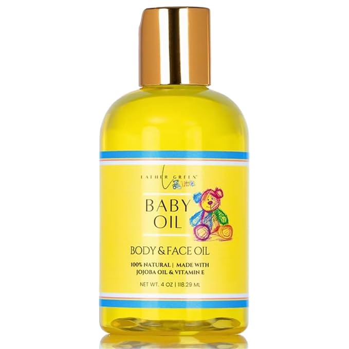 Gentle Embrace Baby Oil - Hydrating & Soothing for Sensitive Skin, 4 oz