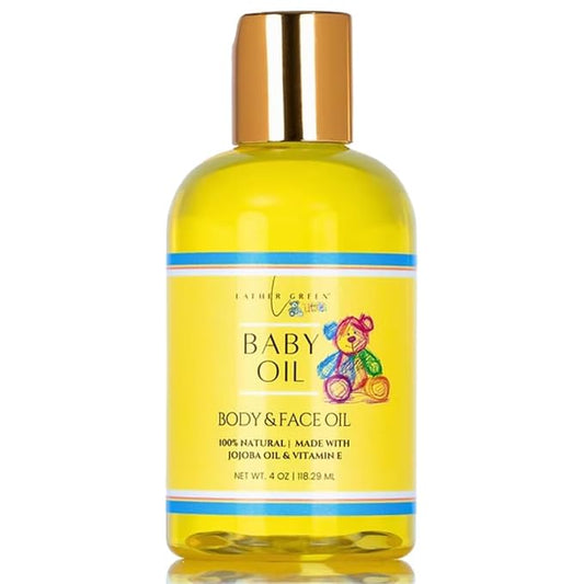 Gentle Embrace Baby Oil - Hydrating & Soothing for Sensitive Skin, 4 oz