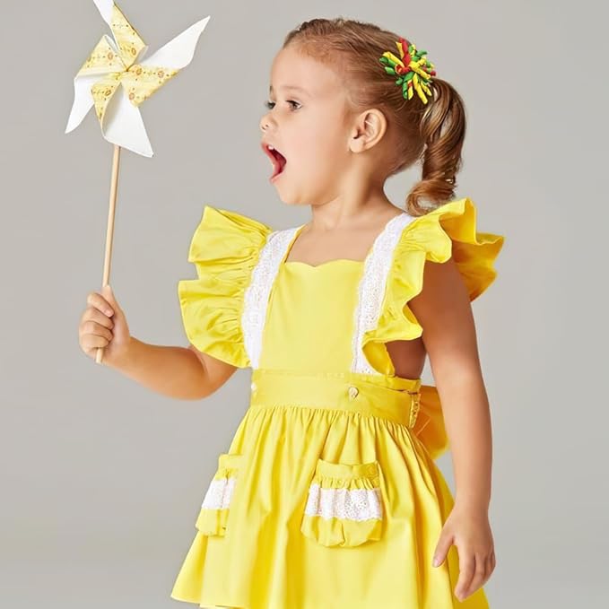 Yxiang 2PCS Korker Bows for Girls 3'' Curly Bow Hair Clip Ribbon Ponytail Bows Alligator Clip Hair Barrette for Girls Toddlers Kids (Red Green Yellow)