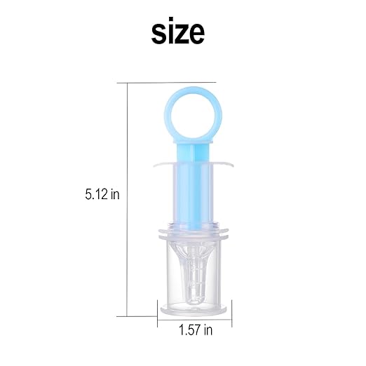 BabyX Kids Baby Oral Syringe & Dispenser Calibrated for Liquid Medicine, Reduce Mess, Easy Way to Orally Administer Medication, Includes Bottle Adapter, 2 Pack