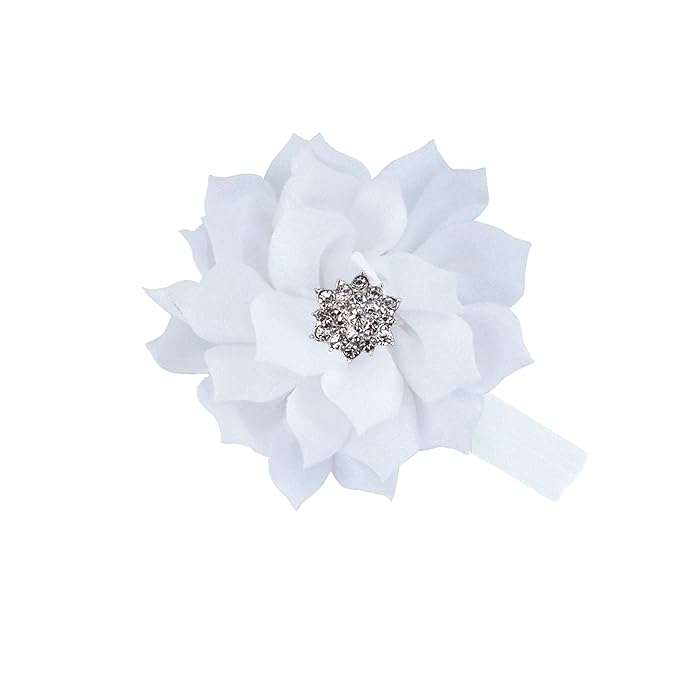 Girl Baby Flower Headbands Rhinestone Flower Princess.(FD83-Multicolor)