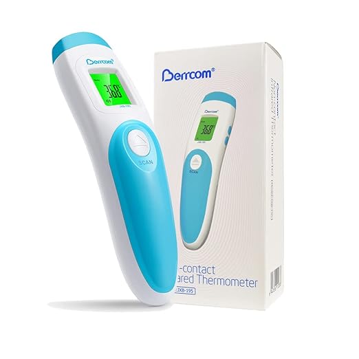 [Value Bundle] Berrcom Non Contact Forehead Thermometer JXB195 & Berrcom Contactless Thermometer 3 in 1 for Adults and Kids JXB178
