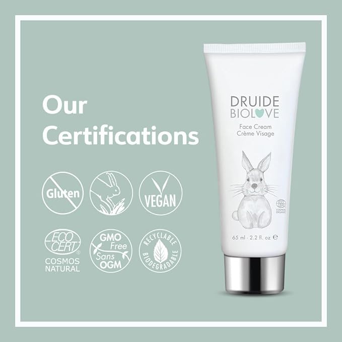 BioLove Baby Face Cream Baby Beauty Body Face Moisturizer,Natural Hydration for Dry & Eczema-Prone Skin Care, Fragrance, Alcohol-Free Formula – 65 ml (2.2 oz Size Chamomile Canada Made by Druide
