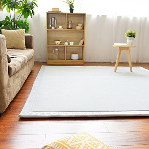 Play Crawling mat for Nursery Baby, Extra Soft Activity Floor Mat for Kids Playroom Bedroom-Silver Gray-80 * 150cm