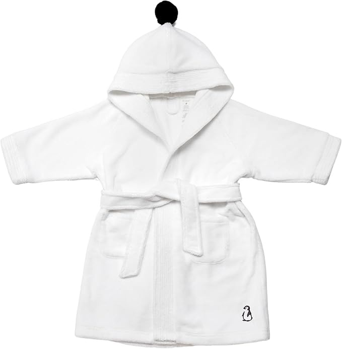 Konny Kids Bathrobes, Hooded Towel, Oeko-TEX Certified Bathrobes, Ultra Soft, Quick-Dry Washcloth for 3-5Y Baby Boys & Girls