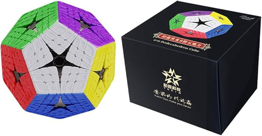 YuXin Elite Kilominx 6x6 Magnetic Megaminx, Professional High-Order Dodecahedron Speed Cube