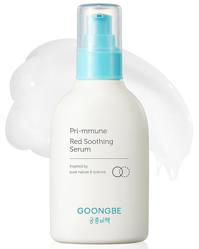 GOONGBE Pri-mmune Red Soothing Serum - Korean Baby Soothing Serum - Lightweight Gel Lotion - Refreshing & Cooling Gel for Instant Skin Relief for Newborns, Babies and Toddlers, 5.07 fl.oz.