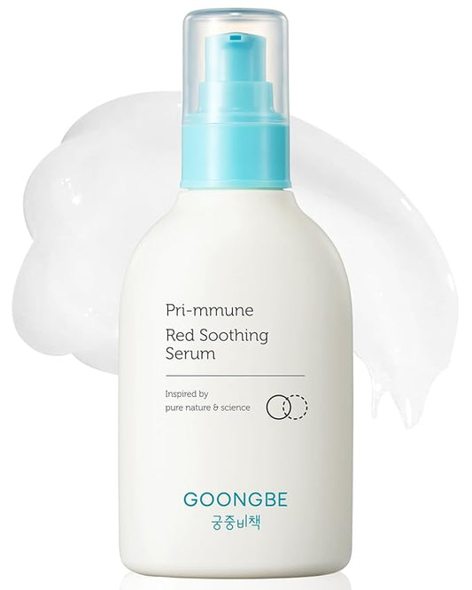 GOONGBE Pri-mmune Red Soothing Serum - Korean Baby Soothing Serum - Lightweight Gel Lotion - Refreshing & Cooling Gel for Instant Skin Relief for Newborns, Babies and Toddlers, 5.07 fl.oz.