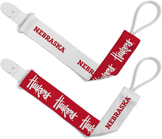BabyFanatic Officially Licensed Unisex Pacifier Clip 2-Pack - NFL