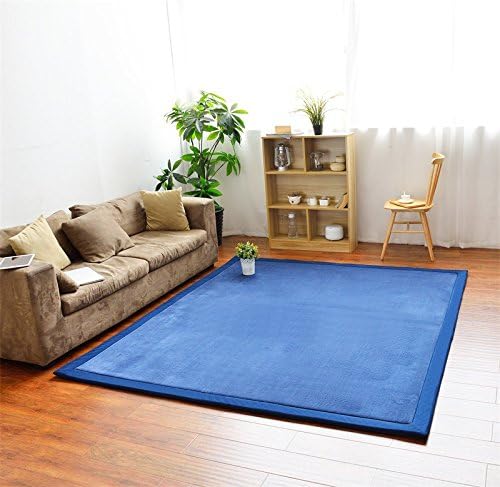 Play Crawling mat for Nursery Baby, Extra Soft Activity Floor Mat for Kids Playroom Bedroom-Dark Blue-60 * 180cm