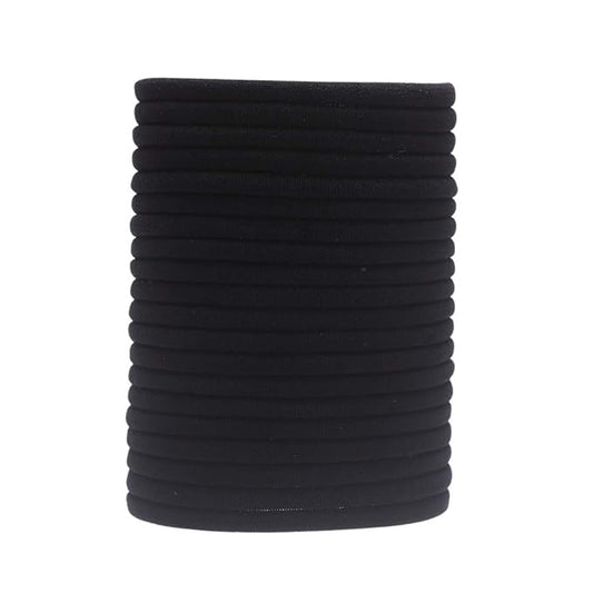 inSowni 50 Pack Super Soft Stretchy DIY Solid Nylon Headbands Baby Hair Bands One Size Fits All (Black)