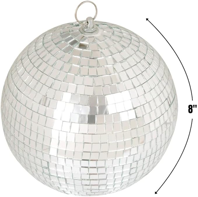 Rhode Island Novelty 8 Inch Mirror Ball, One Piece per Order